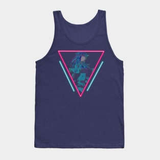 Evangelion Retro Glitch Tank Top